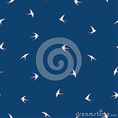 Swallow bird pattern Vector Illustration